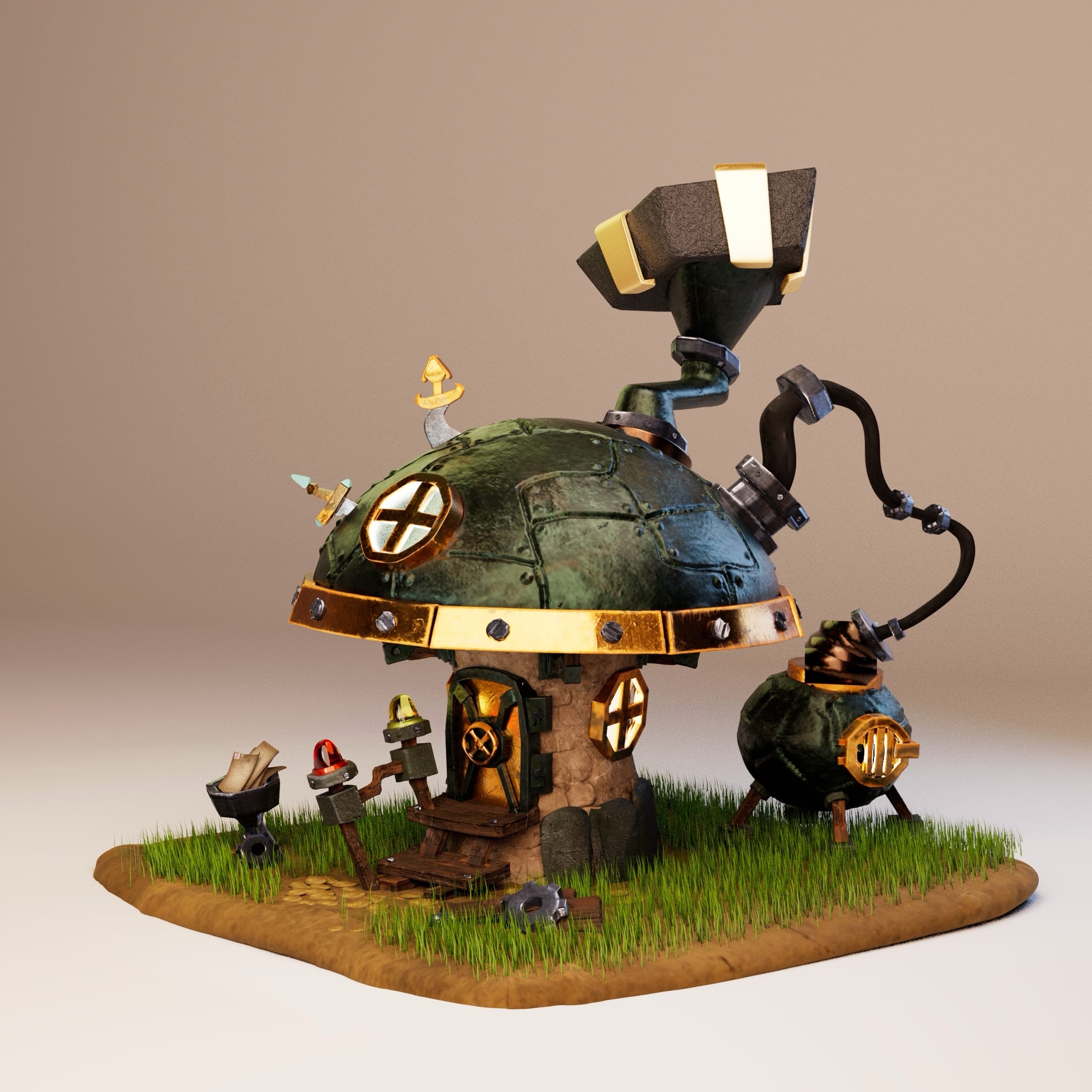 Goblin house 3d model