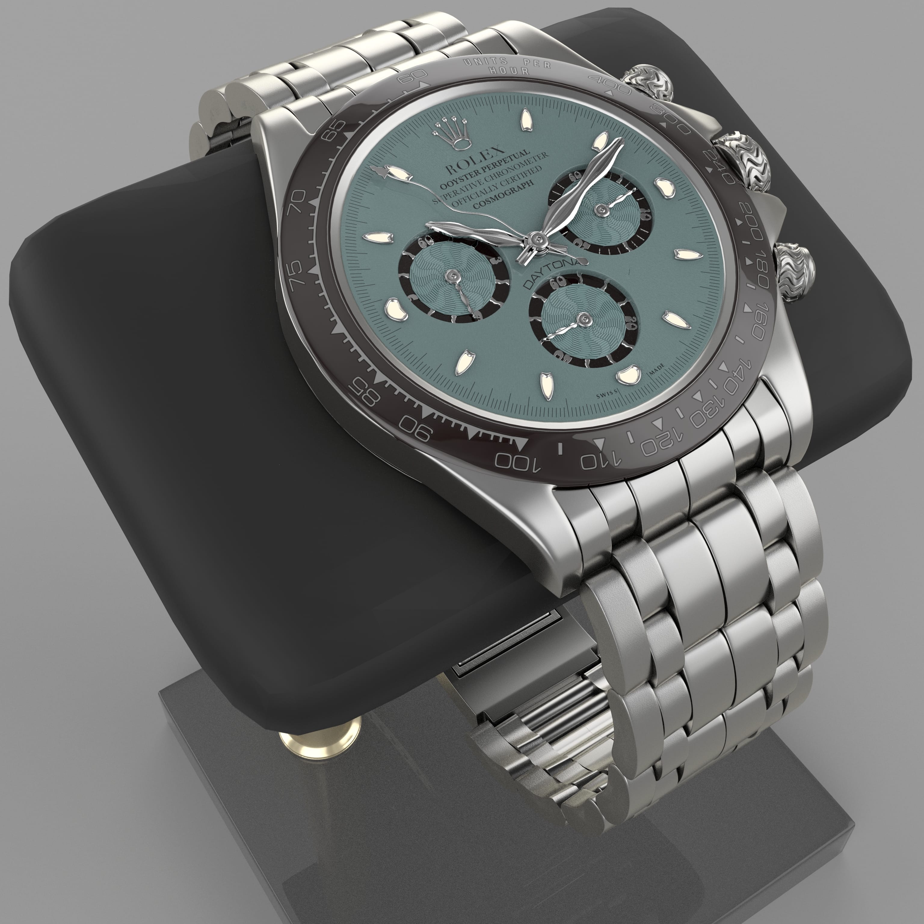 3d model of a rolex